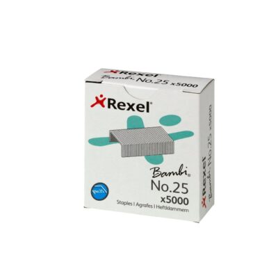 Rexel Staples No25 4mm Bambi PK5000