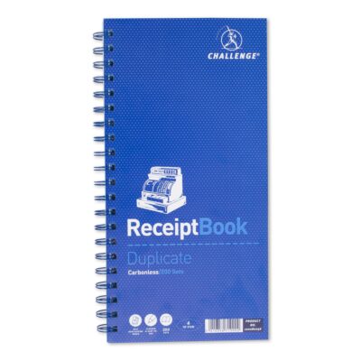 Challenge 280x141mm Receipt Book PK1