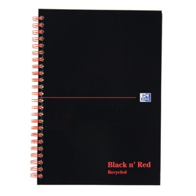 BnR A5 Recycled Wire Hback Notebook PK5