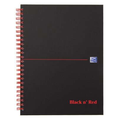 BnR Wirebound Hback A5 Mat BK PK5