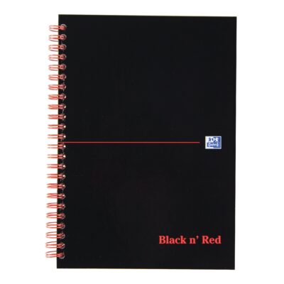 BnR A5 Wirebound Hardback Notebook PK5