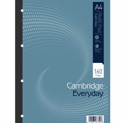 Camb Everyday Refill Pad A4 Rld 160P PK5