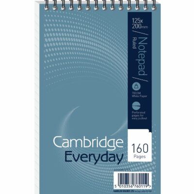 Camb Reporter Notebook W/Bnd 160P PK10