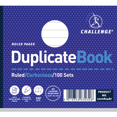 Challenge 105x130mm Duplicate Book PK5