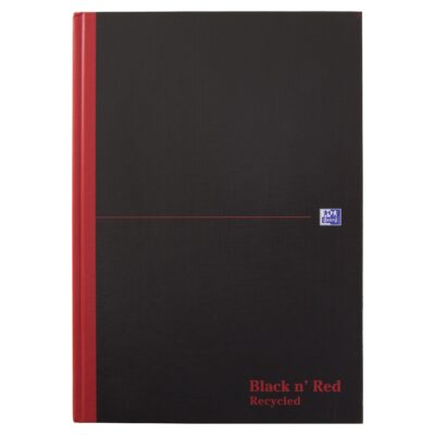 BnR A4 Casebound Hback Recyc Nbook PK5