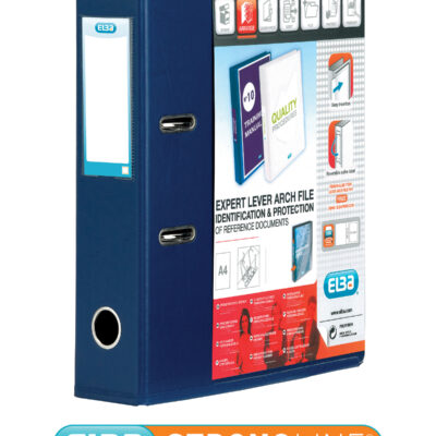 Elba Vision Lever Arch File A4 70mm BL