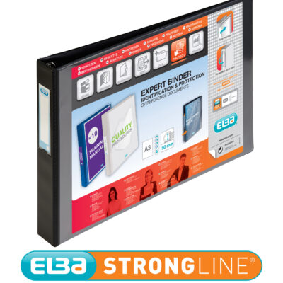 Elba Vision RBinder A3 LS 30mm 4R BK PK2