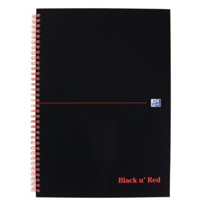 BnR A4 Wirebound Hardback Notebook PK5