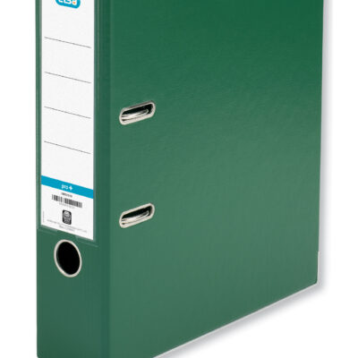 Elba Lever Arch A4 80mm Spine PP Green