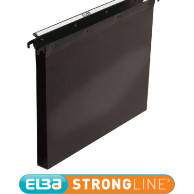 Elba S/line Suspension File PP BLK PK25
