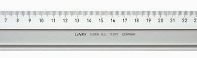 Linex Aluminium Cutting Ruler 30cm