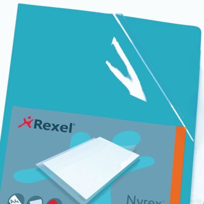Rexel Nyrex Folder Cut Flush A4 GN PK25