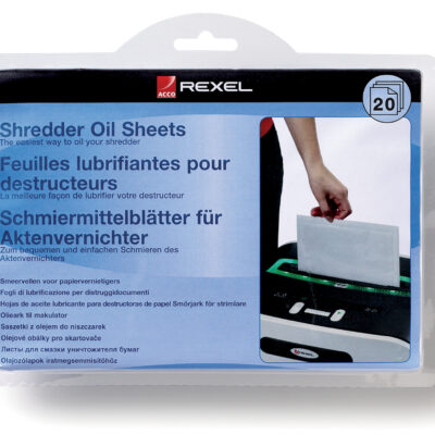 Rexel Shredder Oil Sheets PK20