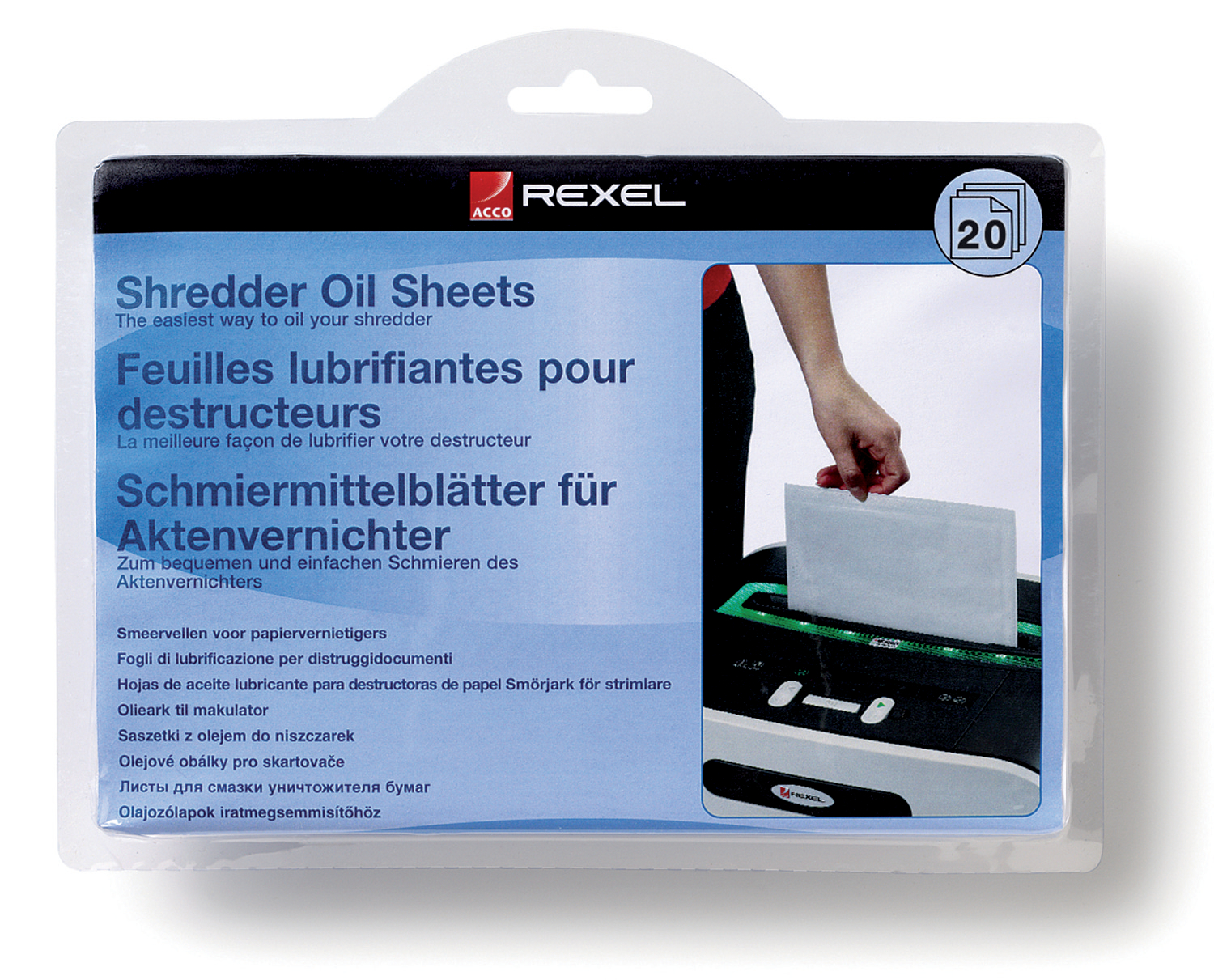 Rexel Shredder Oil Sheets PK20