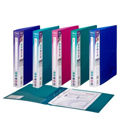 Ring Binder 2Ring A4 Astd PK10
