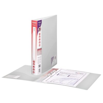 Ring Binder 2Ring A4 CLR PK10