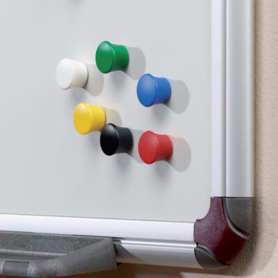 Nobo 18mm Magnetic Pins Ast Colours PK12