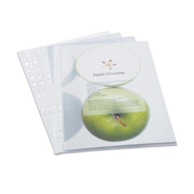 ECO Punched Pockets A4 Clear Box of 100