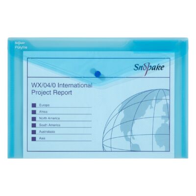 Polyfile Wallet F/S Blue PK5