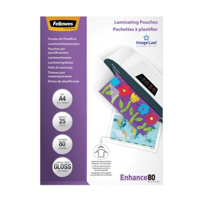 Laminating Pouch A4 2x80 micron (PK25)