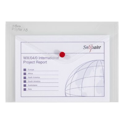 Polyfile Wallet A5 CLR PK5