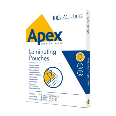ValueX Laminating Pouch A4 2x75mu PK100
