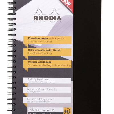 Rhodia A4 Hback Wirebnd Ntbk 80sh PK3