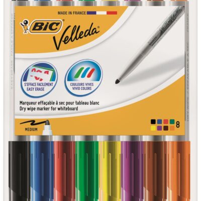 BIC Velleda 1741 Astd PK8