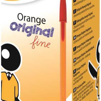 Bic Orange Ball Pen Fine RD PK20