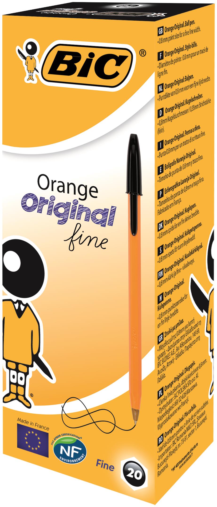 Bic Orange Ball Pen Fine BK PK20