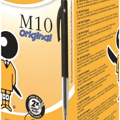 M10 Clic Retractable BK PK50