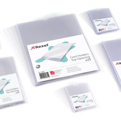 Rexel Nyrex Card Holder 95x64mm (PK25)