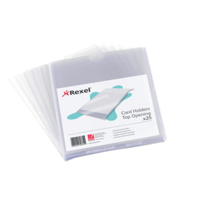 Rexel Nyrex Card Holder 152x102mm (PK25)