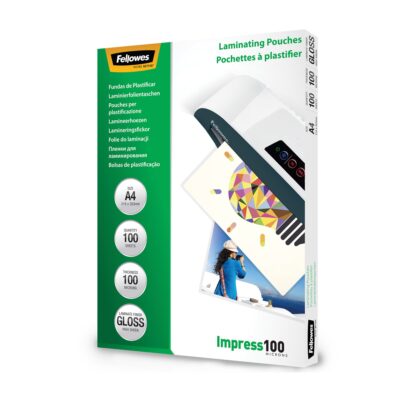 Laminating Pouch A4 2x100 micron (PK100)