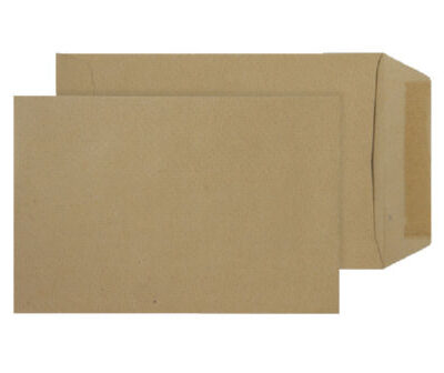 Pocket Manilla Gummed C5 80gsm PK50