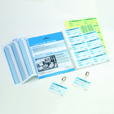 Visitor Book 100 Badge Refill 60x90mm
