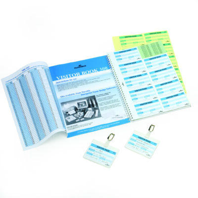 Visitor Book 300 Badge Refill 60x90mm