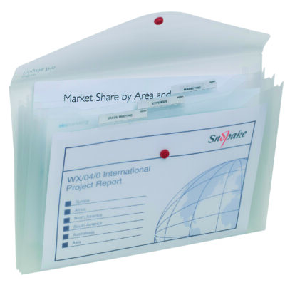 Polyfile Trio Wallet F/S CLR PK5