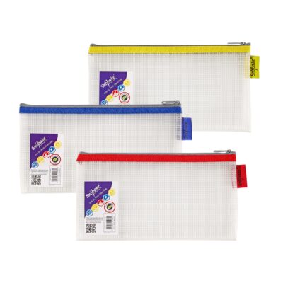 EVA Mesh Zippa Bag DL Assorted PK3