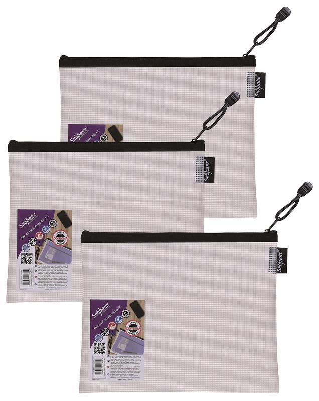 EVA Mesh Zippa Bag A5 Black PK3