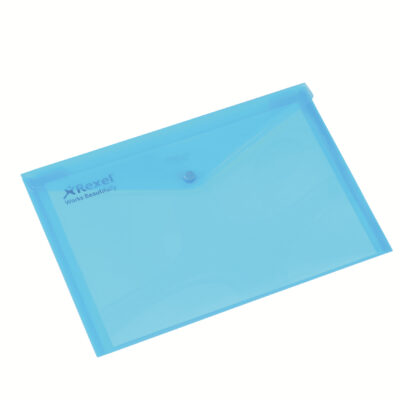Rexel Popper Wallets A4 Blue PK5