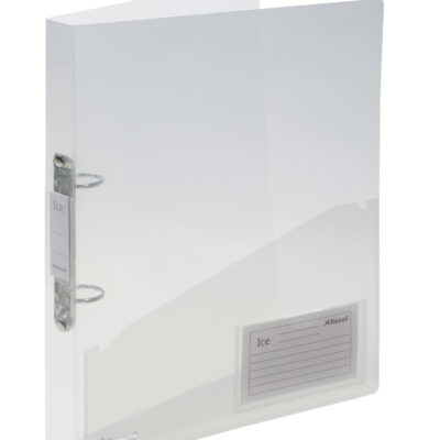 Rexel Ice R Binder A4 30mm Clear PK10