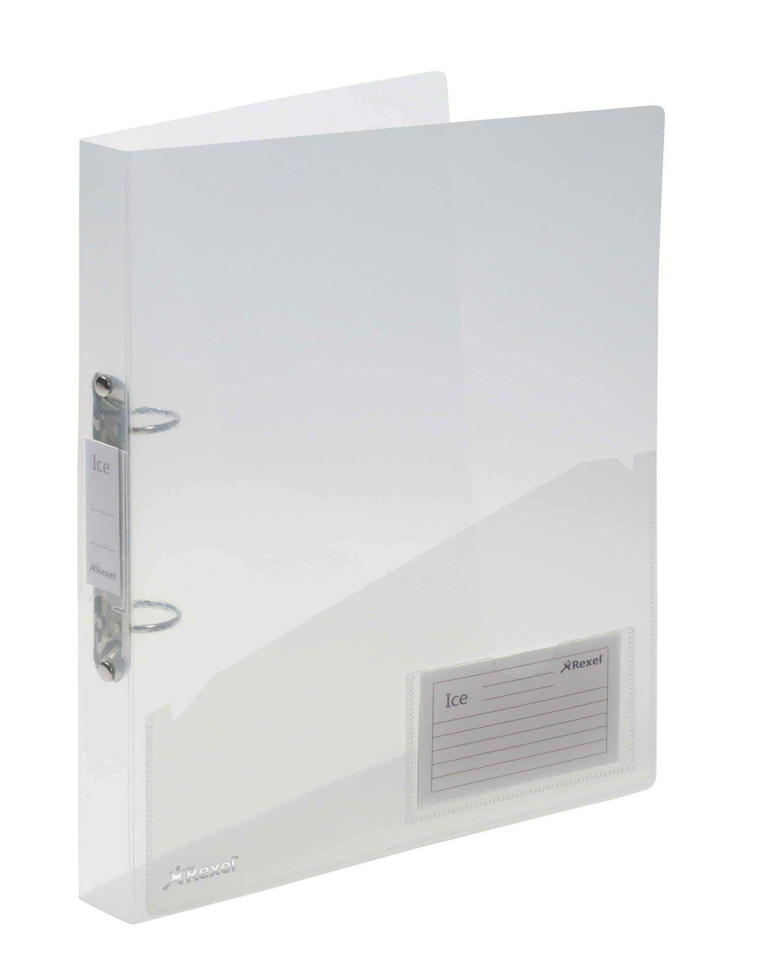 Rexel Ice R Binder A4 30mm Clear PK10