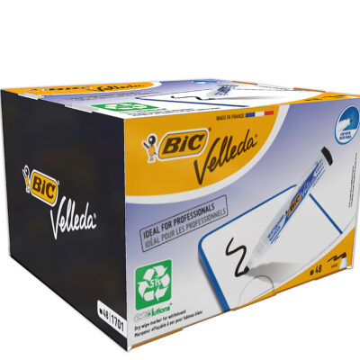 Bic Velleda Marker 1701 BK PK48
