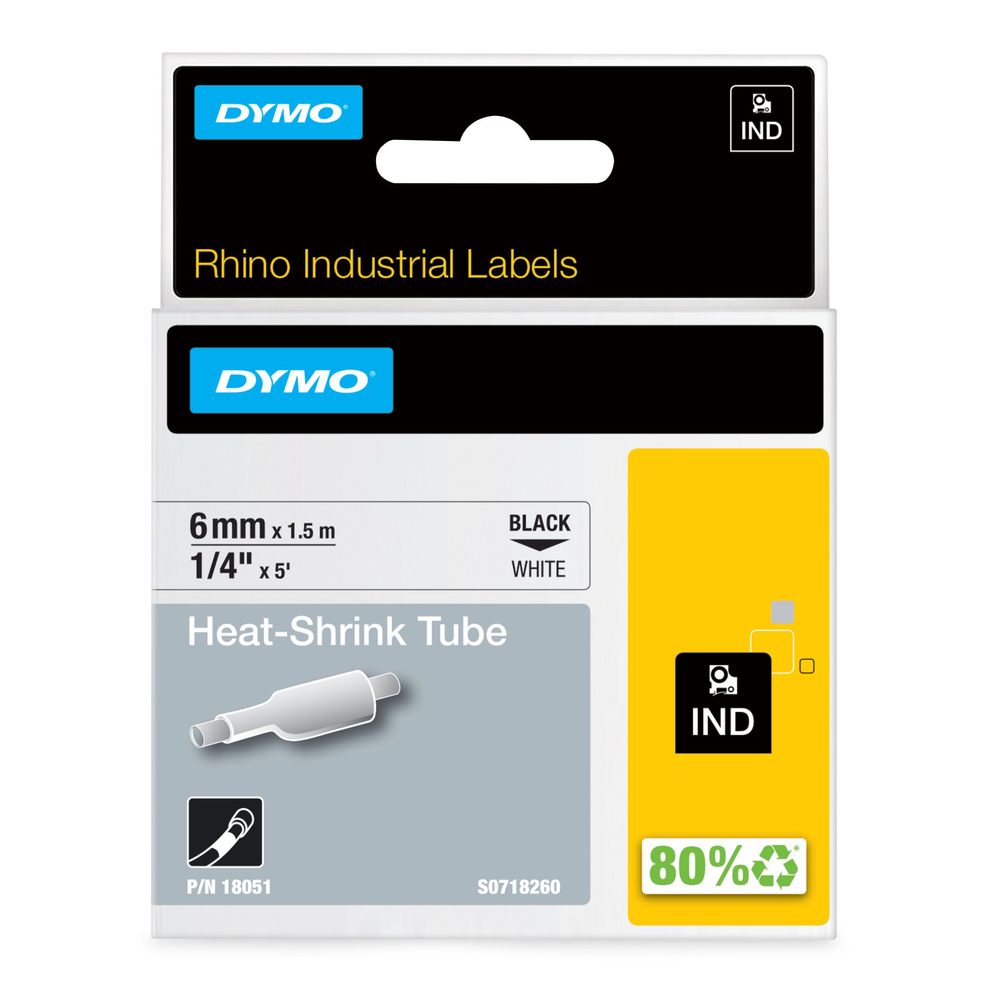 Rhino Heat Shrink Tube 6mm x 1.5m WH