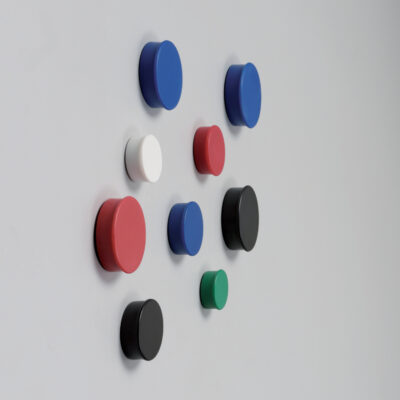 Nobo Round Mag Markers 20mm Asst PK10