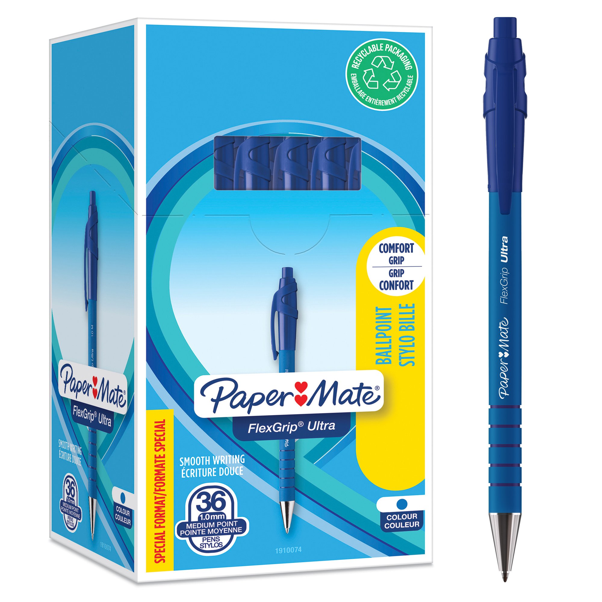 PaperMate Flexgrip Ultra BL PK30+6