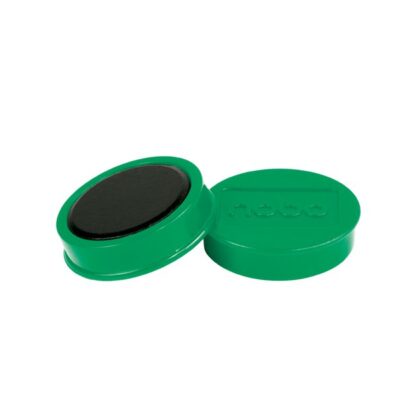 Nobo Whiteboard Magnets 38mm Green PK10