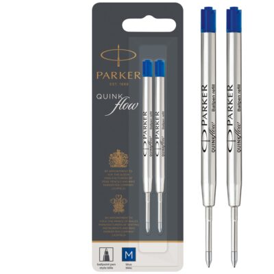 Parker Ball Pen Refill Med BL PK2