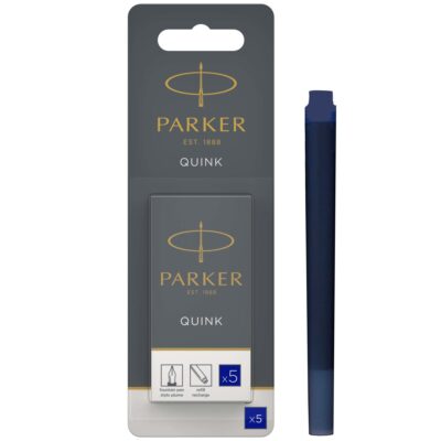 Parker Long Refill Cartridge BL PK5